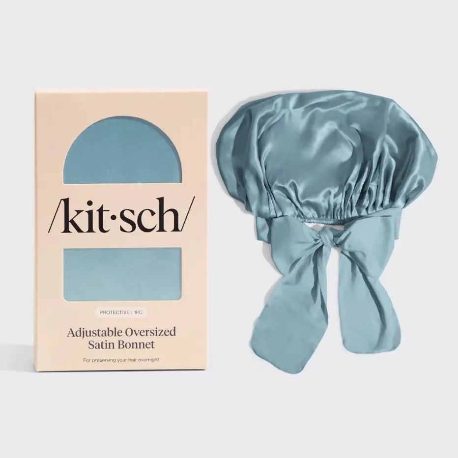 KITSCH Adjustable Oversized Satin Bonnet, Multiple