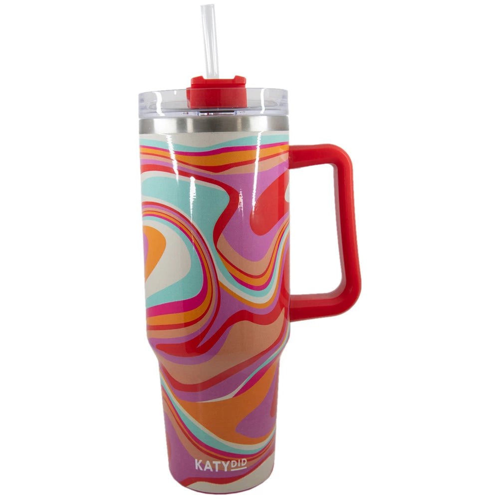 Groovy Swirls 40oz Tumbler