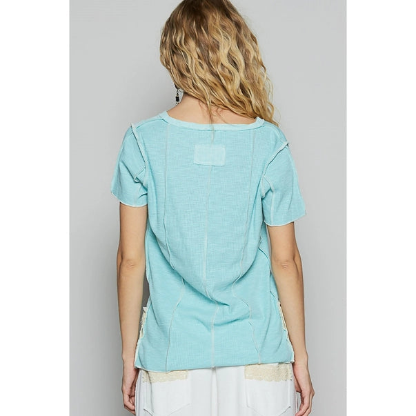 Pastel Serenity Top, Blue