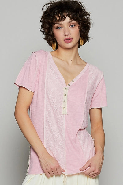 Pastel Serenity Top, Pink