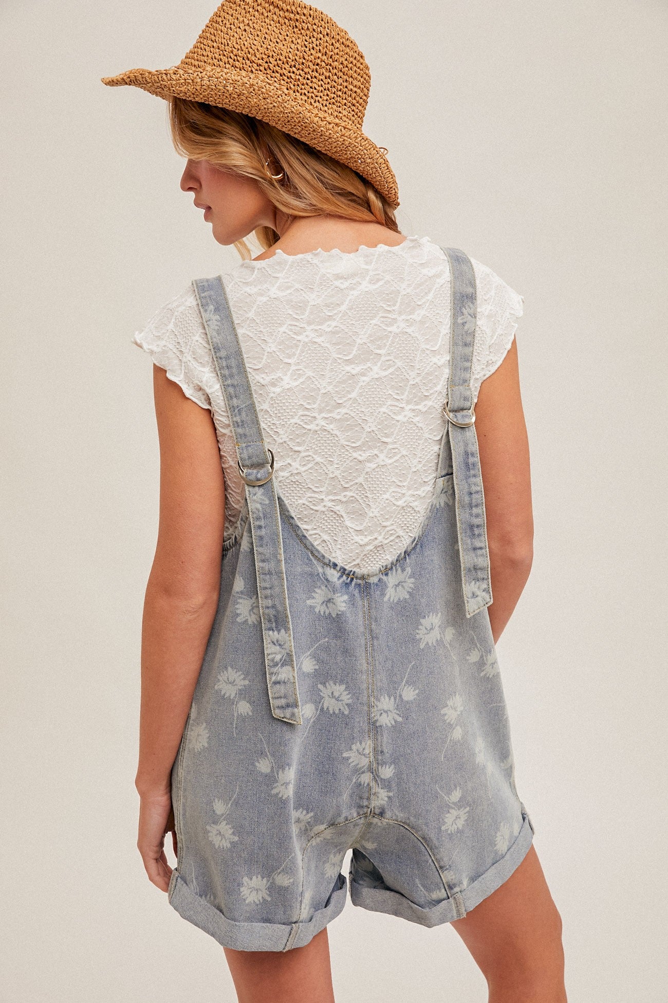 Daisy Dreams Denim Romper