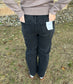 Flying Monkey, High Rise Ankle Barrel Leg Jeans