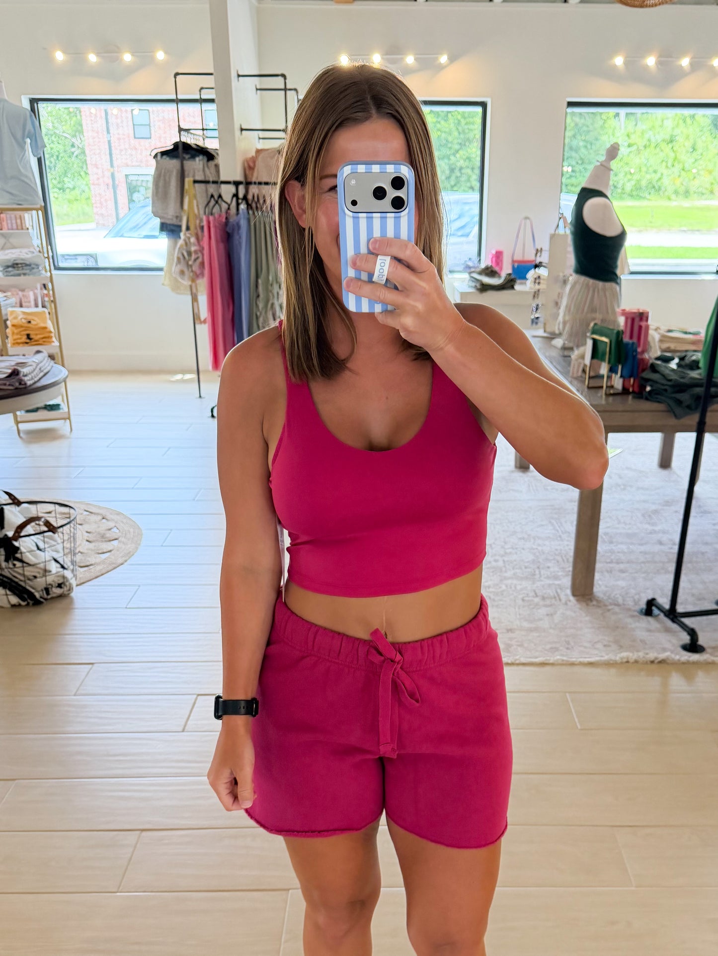 Venice Cloud Active Tank, Plum Pink