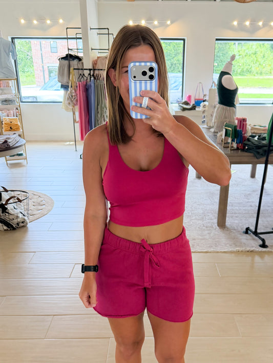 Venice Cloud Active Tank, Plum Pink