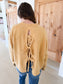 Tie-Back Sweater, Marigold