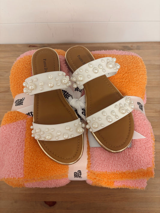 White Pearl Sandals
