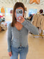 Lace Trim Cardigan Top, Multiple Colors
