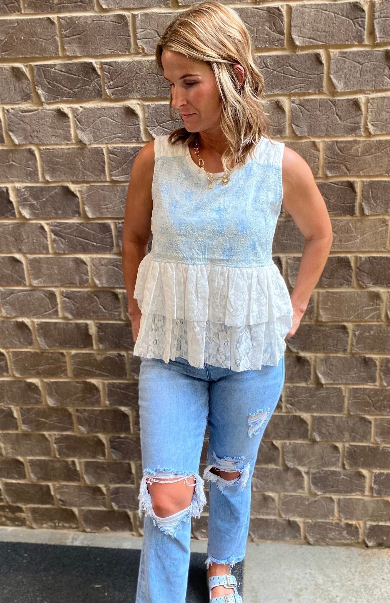 Blue Lagoon Blooms Tank