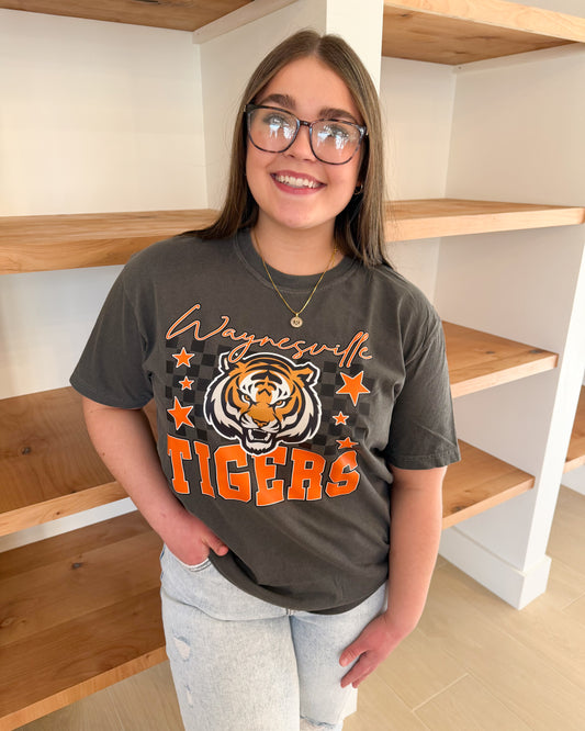 Waynesville Tigers Check Tee