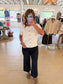 Button Down Short Sleeve, Ivory