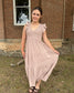 Flutter Sleeve Maxi Dress, Khaki