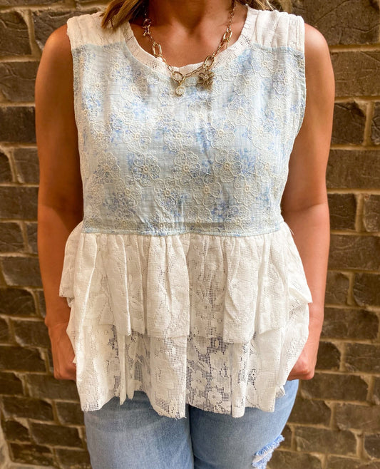 Blue Lagoon Blooms Tank