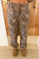 Tree Camouflage Print Jogger Pants