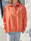 Tamika Henley Sweatshirt, Dusted Clay
