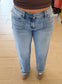 Mica Low Rise Wide Ankle Baggy Jeans