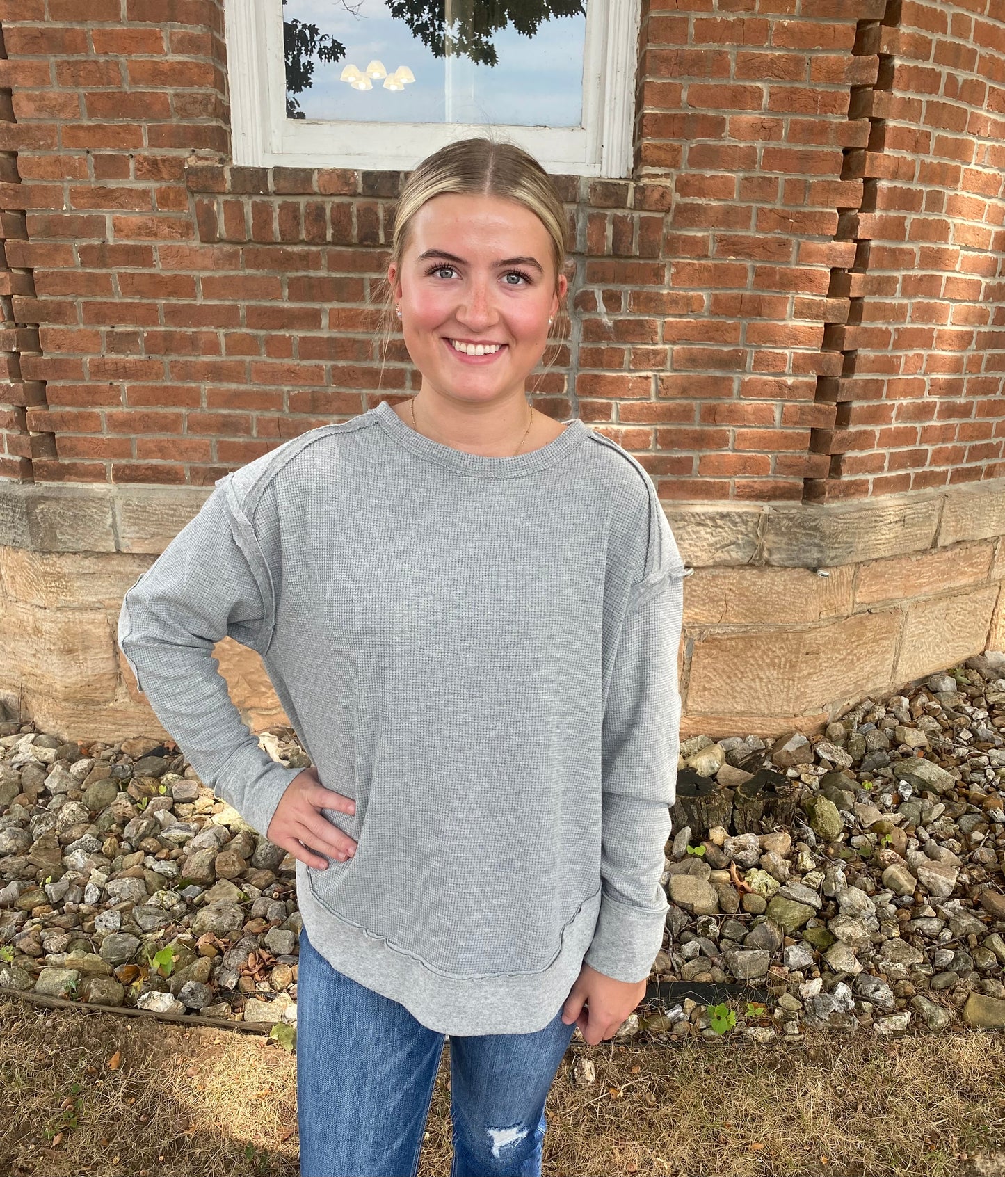 Sunday Softie Sweatshirt, Gray