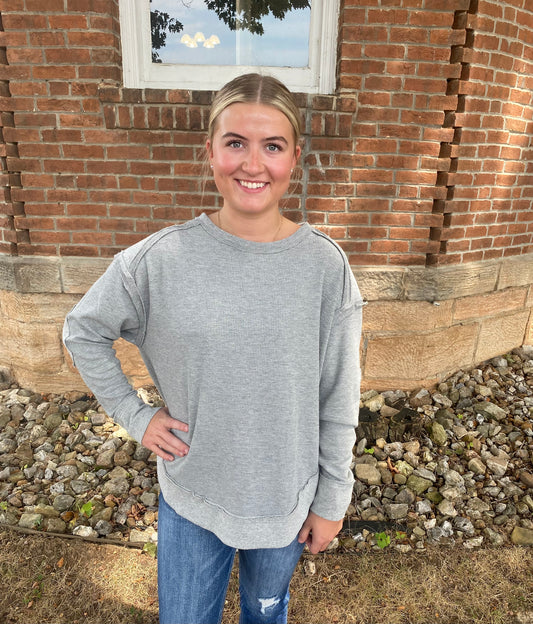 Sunday Softie Sweatshirt, Gray