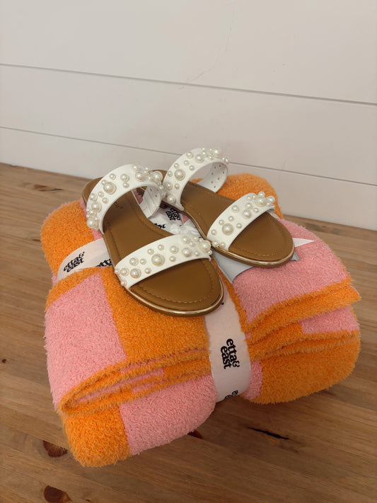 White Pearl Sandals