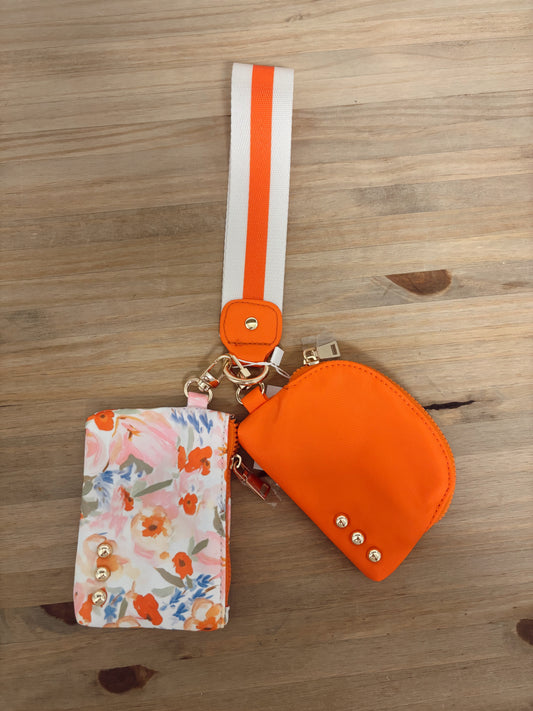 Summer Spritz Dual Pouch Wristlet