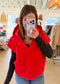 Quilted Hooded Puffer Vest, Multiple