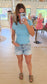 Lovervet High Rise Light Wash Shorts
