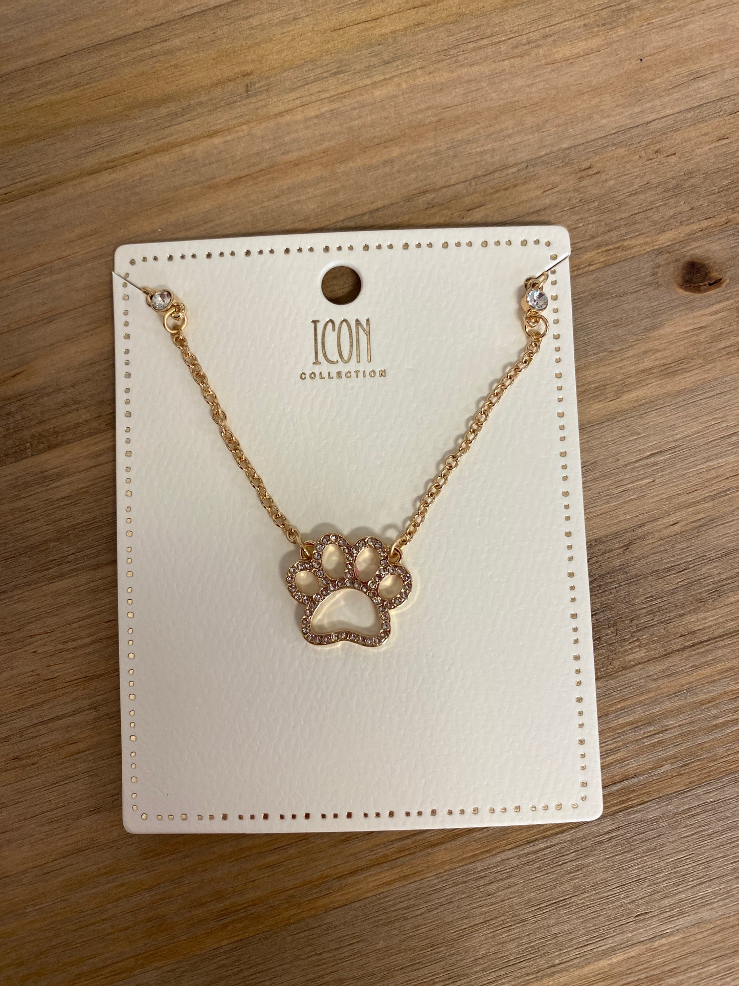 Tiger Paw Diamond Necklace