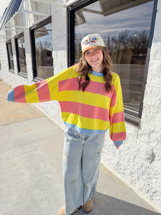 Sunburst Striped Sweater