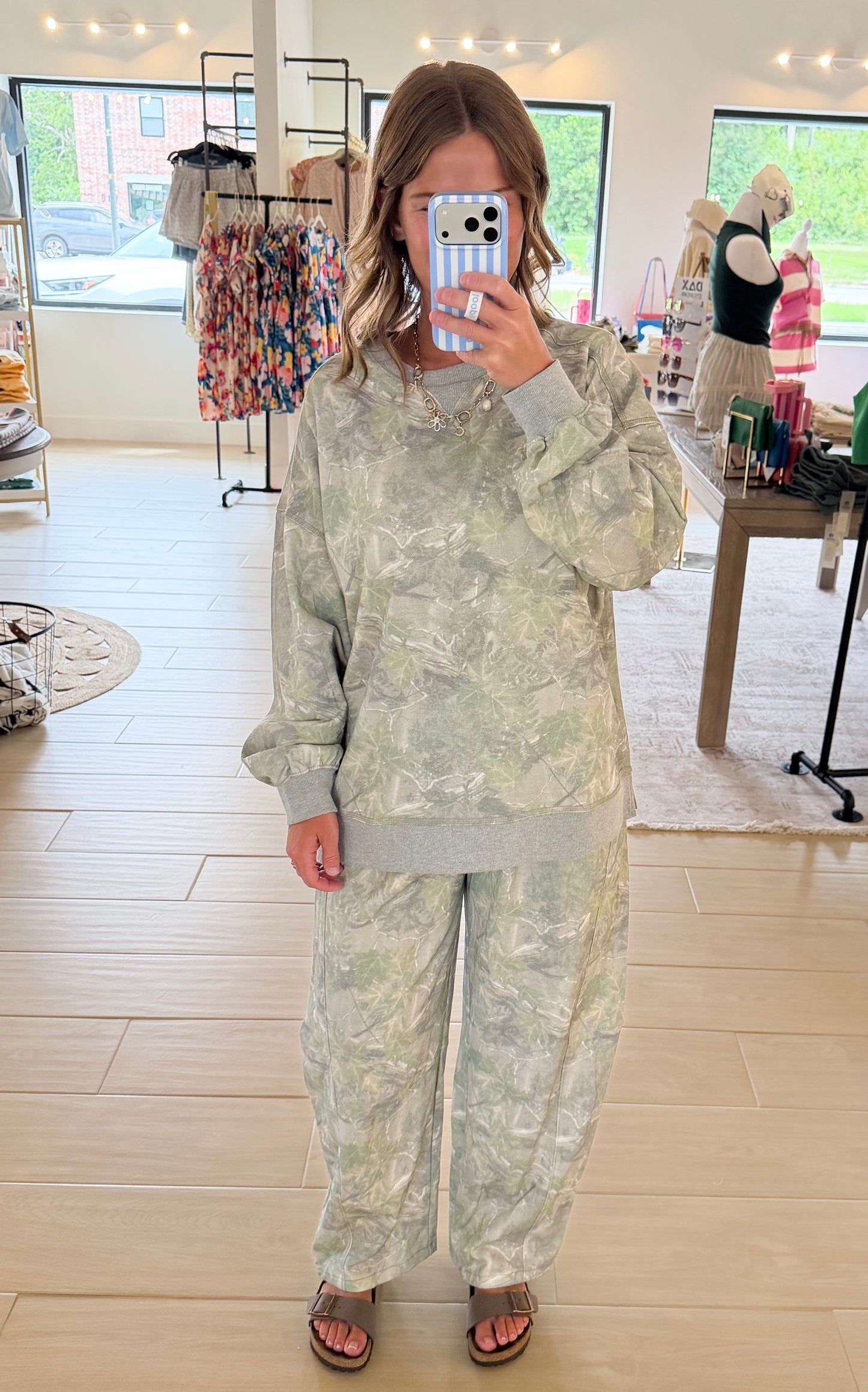 Oversized Camo Pullover