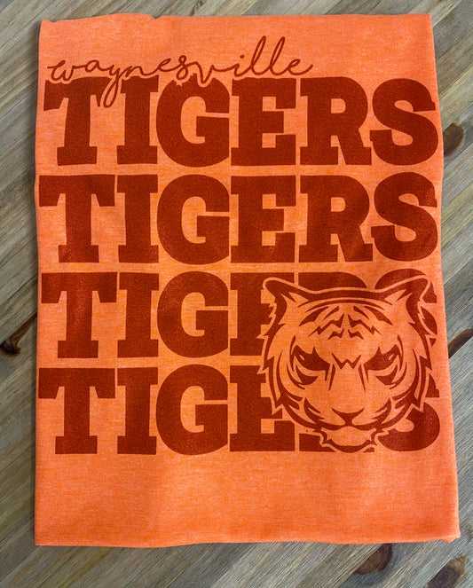 Stacked Tigers Tee