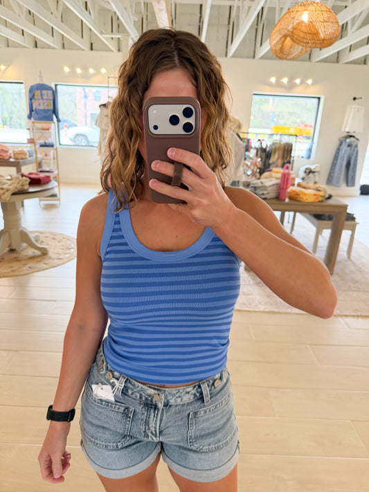 Reversible Stripe Tank, Marina