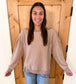 Boat Neck Waffle Knit Top, Multiple