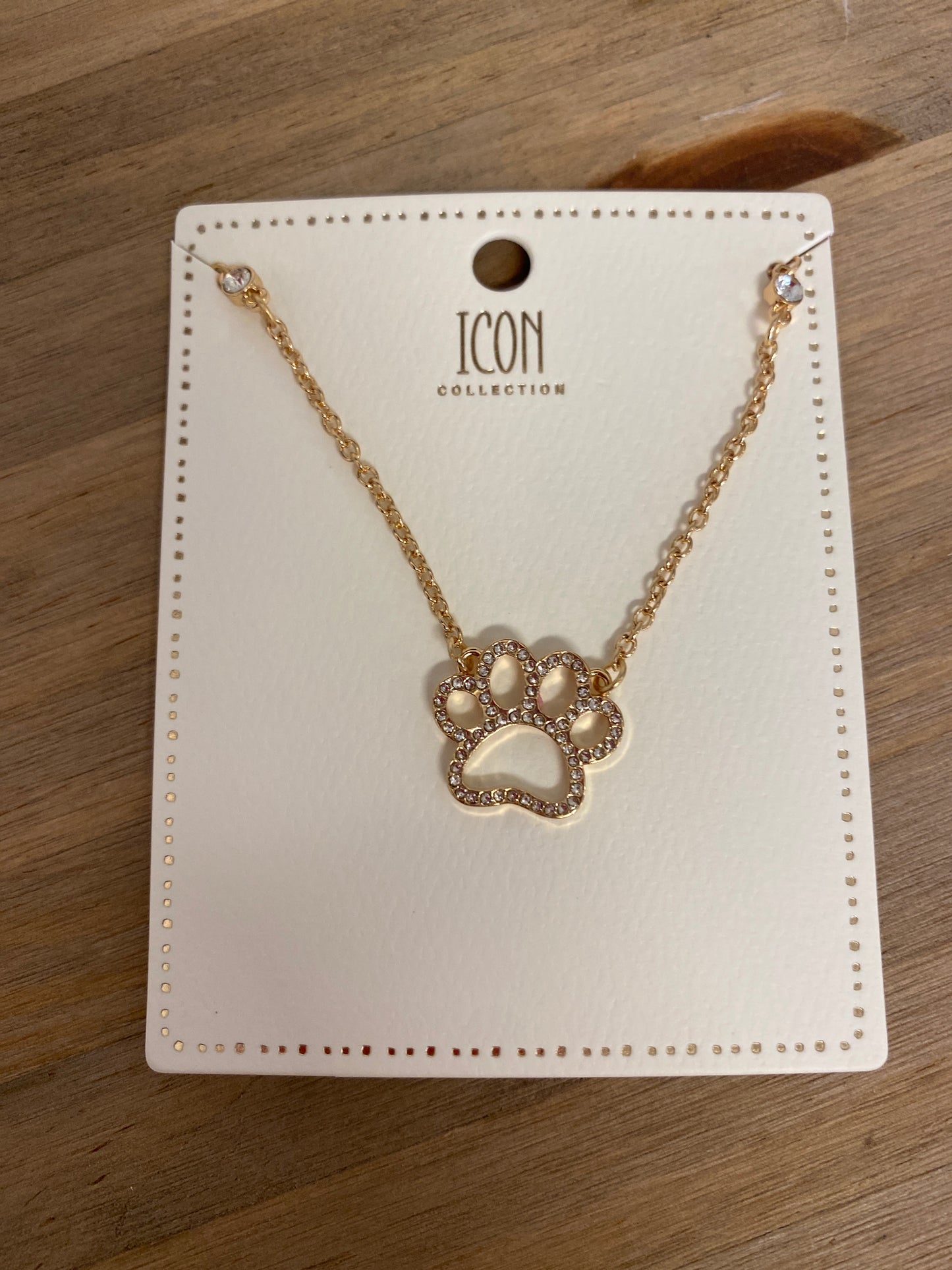 Tiger Paw Diamond Necklace