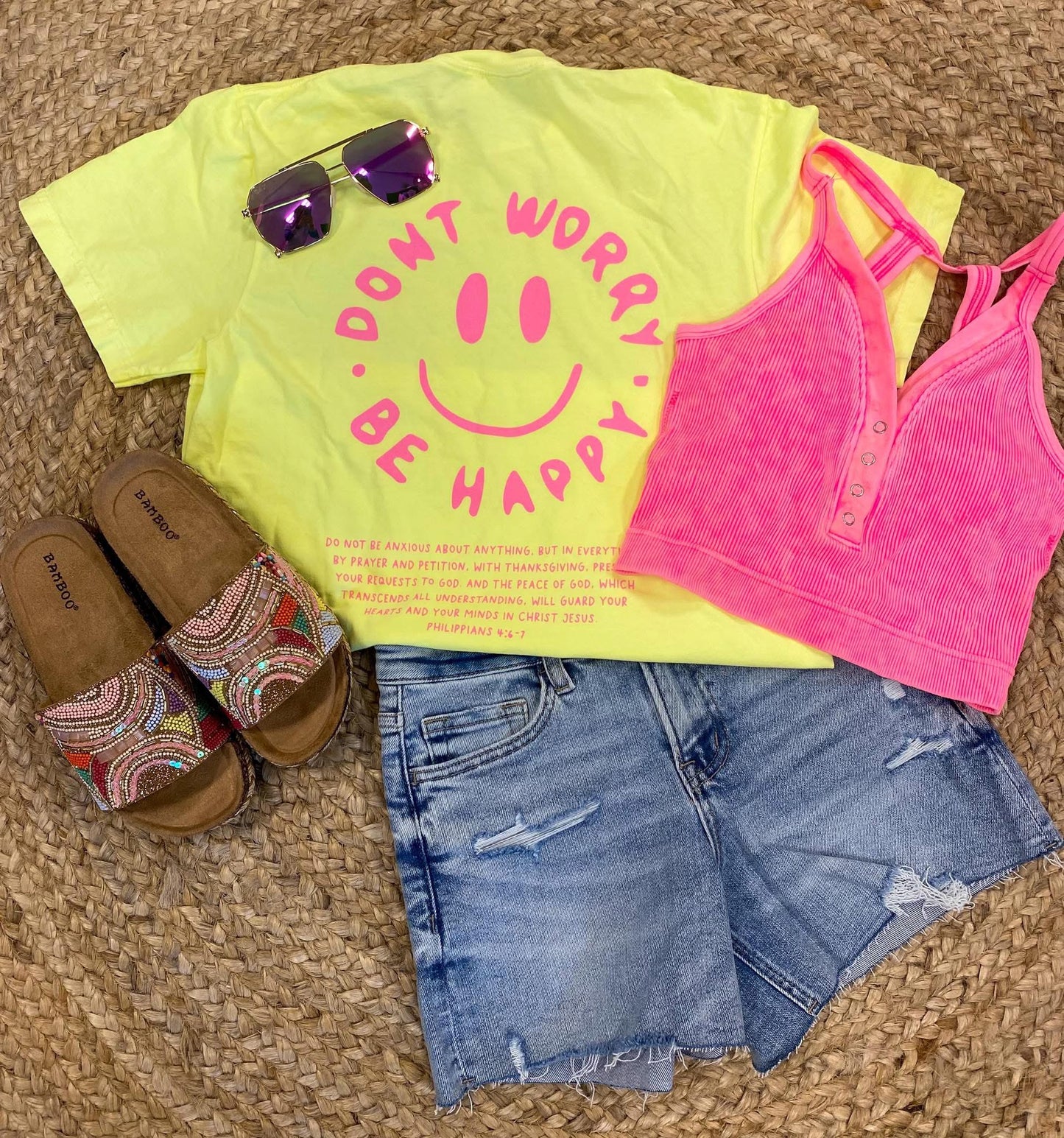 Be Happy Christian Tee