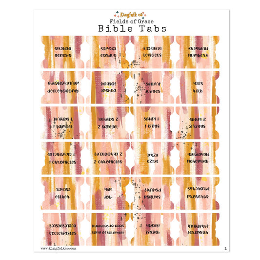 Fields of Grace Bible Tabs