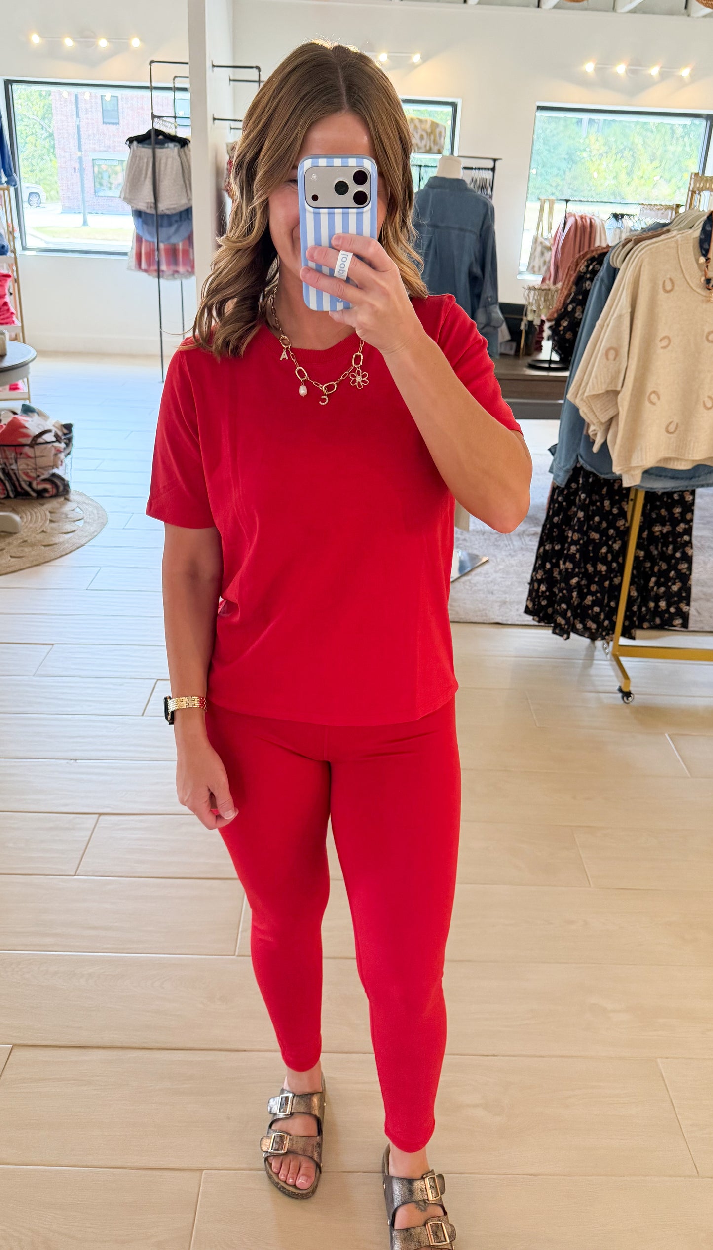 Classic Boxy Fit Tee, Smitten Cherry