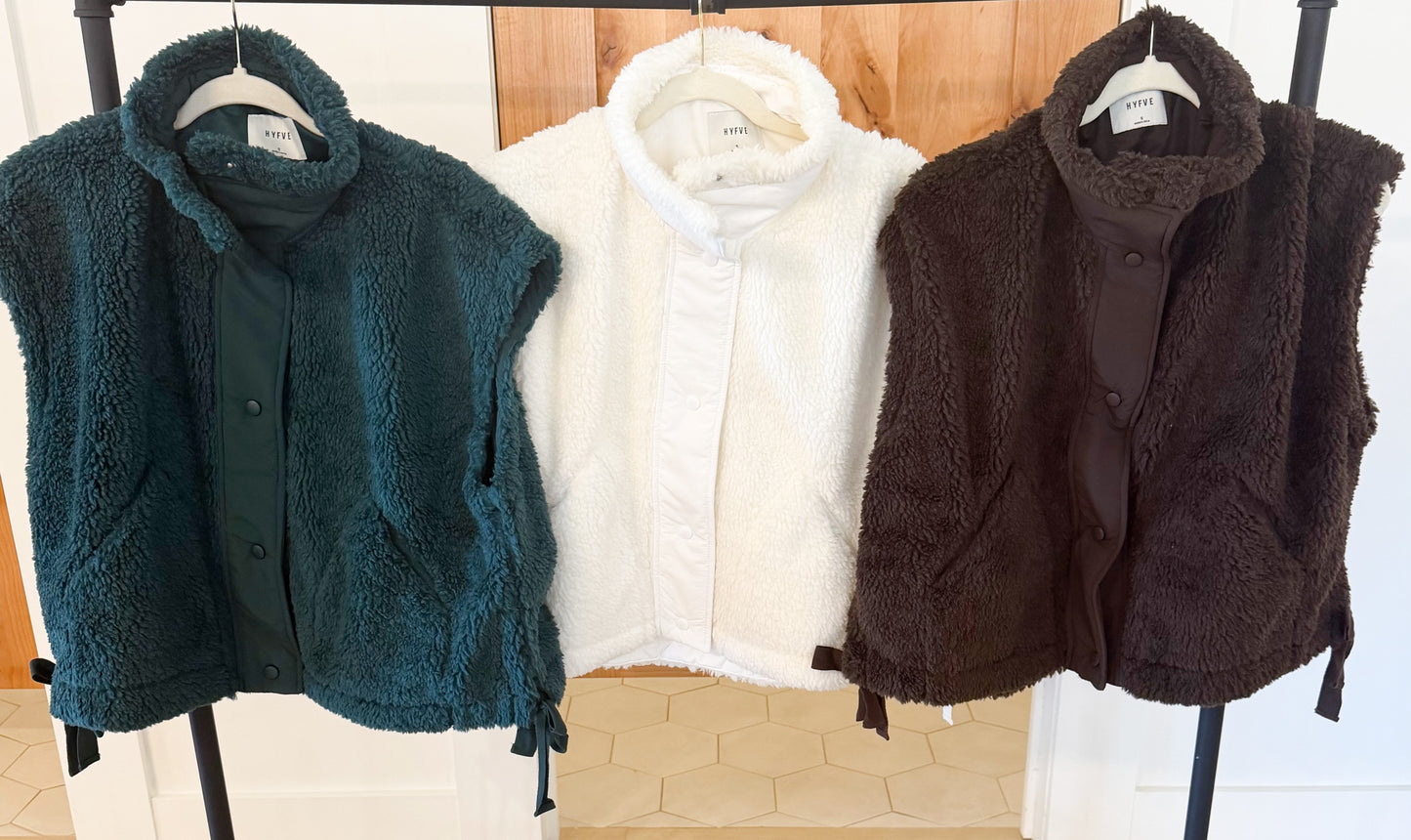 Sherpa Vest, Multiple Colors
