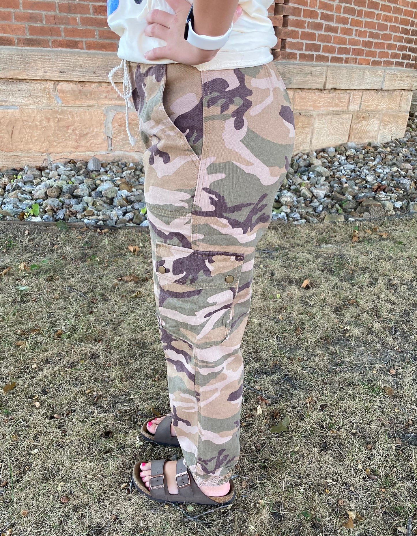 Camo Jogger Pant, Beige