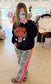 Leopard Stripe Wide Leg Pants