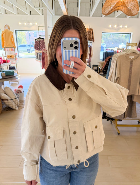 Utility Jacket, Beige