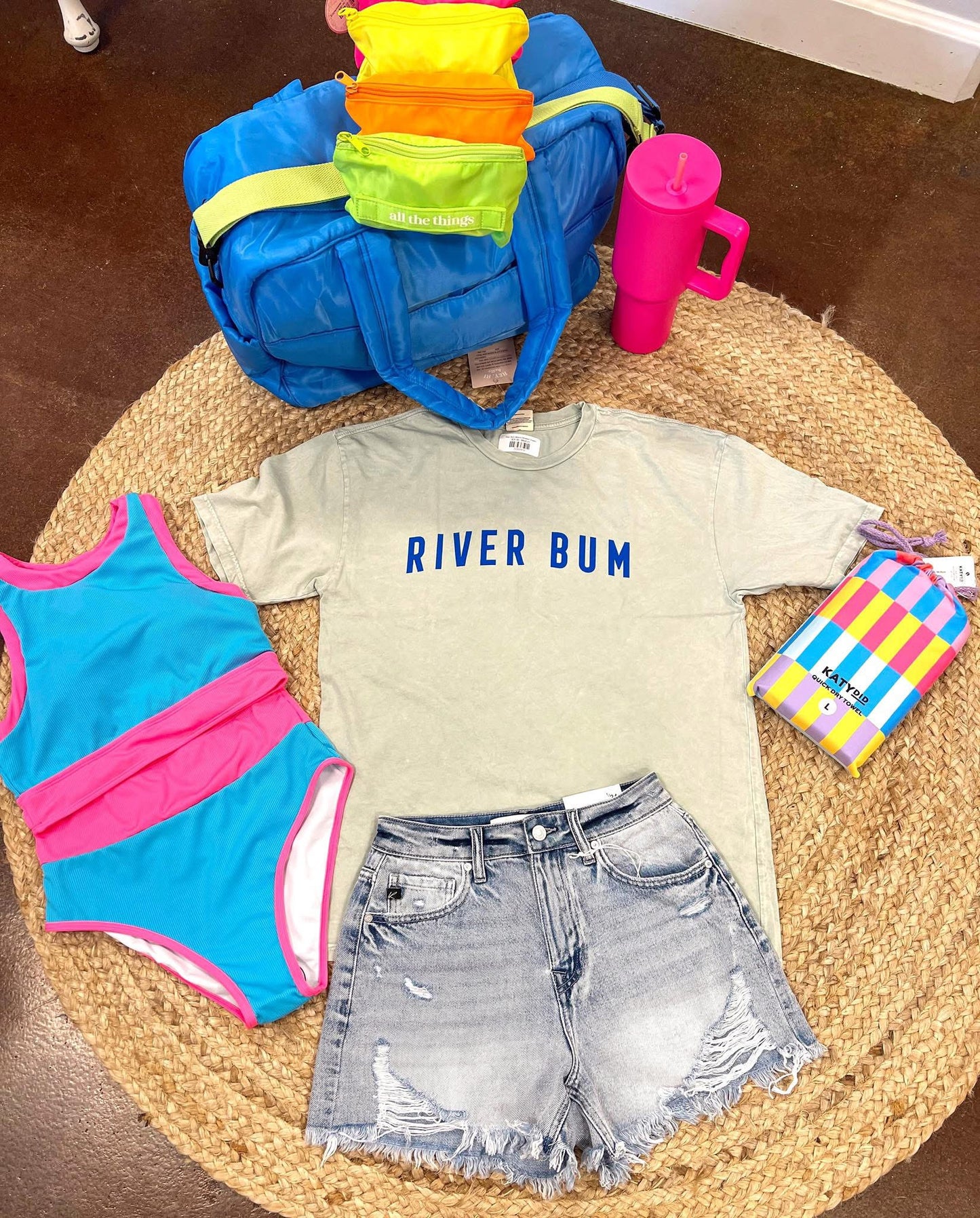River Bum Mineral Washed Graphic