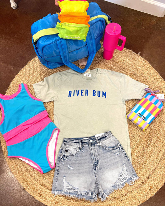 River Bum Mineral Washed Graphic