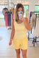 Mineral Washed Terry Short, Sweet Corn