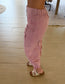 Drift Away Cargo Pants, Vintage Rose