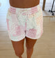 Patchwork Quilted Shorts, Pink