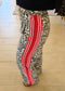 Leopard Stripe Wide Leg Pants