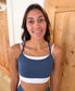 Venice Contrast Double Strap Sports Bra, Ocean