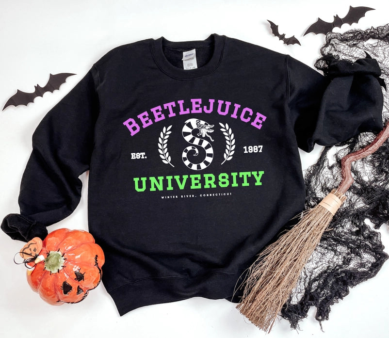 Beetlejuice University Crewneck