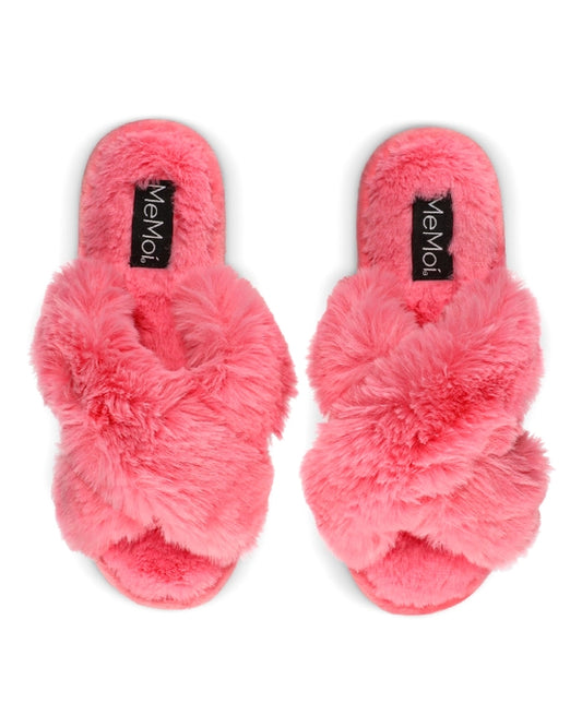 Beverly Faux Fur Open Toe Plush Slipper, Multiple