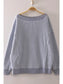 Boat Neck Waffle Knit Top, Multiple