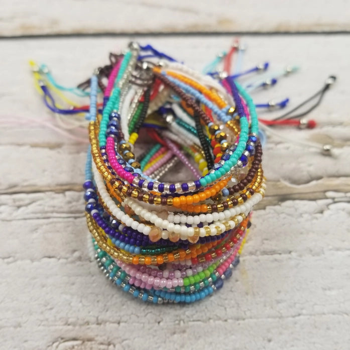 Boho Layered Colorful Beads Bracelet